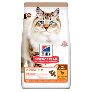 1,5kg Hill's Science Plan Adult 1-6 No Grain csirke száraz macskatáp
