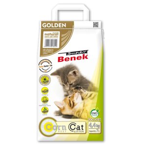 7 l (kb. 4,4 kg) Benek Super Corn Cat Golden macskaalom