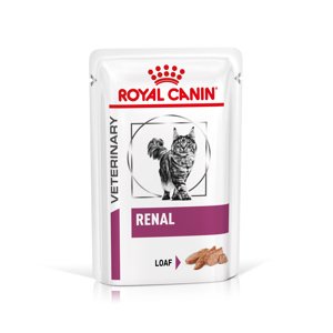 24x85g Royal Canin Veterinary Feline Renal Loaf nedves macskatáp