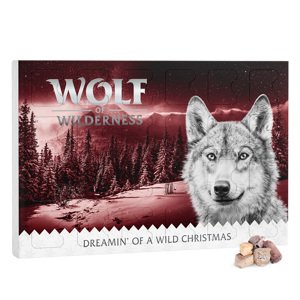 3x67g Wolf of Wilderness abonamentes prémium kutyasnack 3db adventi naptárban