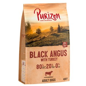 400g Purizon Adult Black-Angus-marha & pulyka száraz kutyatáp új receptúrával