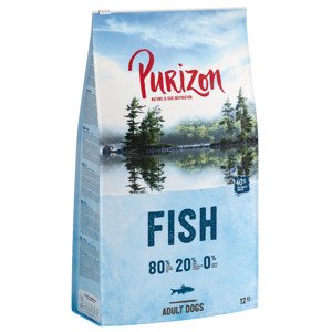 2x12kg Purizon Adult hal - gabonamentes száraz kutyatáp új receptúrával