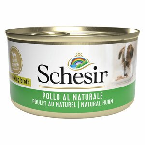 24x85g Schesir nedves konzerv kutyatáp- Natural csirke