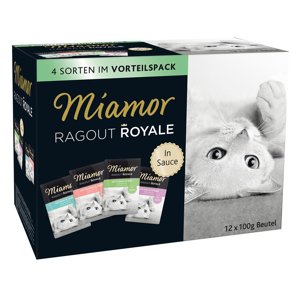 12x100g Miamor Ragout Royale szószban nedves macskatáp vegyesen 10+2 ingyen