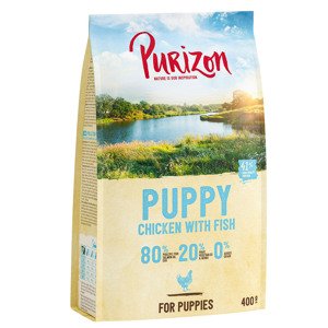 400g Purizon Puppy csirke & hal száraz kutyatáp új receptúrával